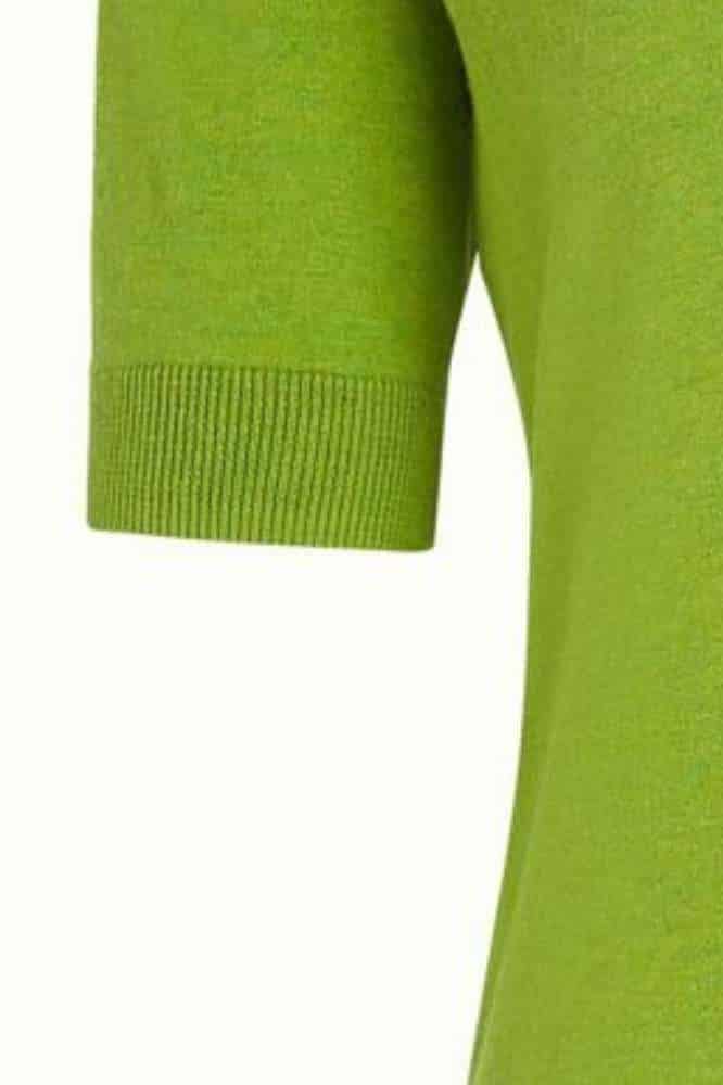 King Louie Agnes V Top Cocoon Dark Citron - La Vie en Rose Damesmode