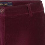King Louie Ann Pants Fargo Carbernet Red - La Vie en Rose Damesmode