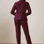 King Louie Ann Pants Fargo Carbernet Red - La Vie en Rose Damesmode