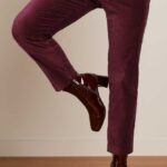 King Louie Ann Pants Fargo Carbernet Red - La Vie en Rose Damesmode