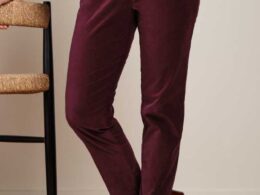 King Louie Ann Pants Fargo Carbernet Red - La Vie en Rose Damesmode