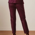 King Louie Ann Pants Fargo Carbernet Red - La Vie en Rose Damesmode