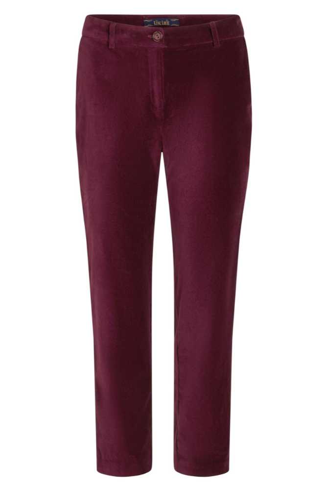King Louie Ann Pants Fargo Carbernet Red - La Vie en Rose Damesmode