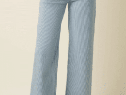 King Louie Beatriz Pants Corner Stripe Denim Blue