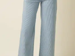 King Louie Beatriz Pants Corner Stripe Denim Blue