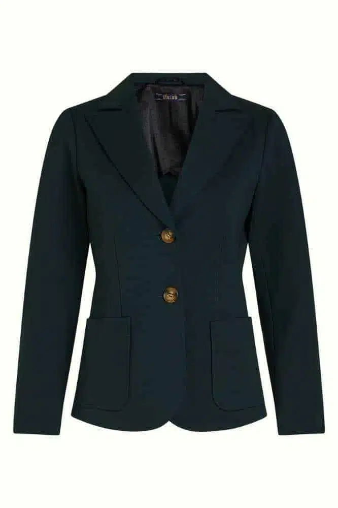 King Louie Bibi Blazer Uni Rodeo Sycamore Green - La Vie en Rose Damesmode