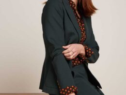 King Louie Bibi Blazer Uni Rodeo Sycamore Green - La Vie en Rose Damesmode