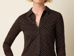 King Louie Blouse Dynamo Black - La Vie en Rose Damesmode
