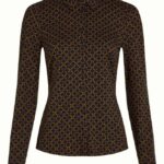 King Louie Blouse Dynamo Black - La Vie en Rose Damesmode
