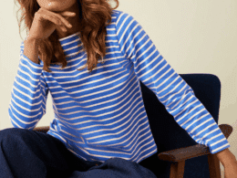 King Louie Boatneck Top Britney Stripe - La Vie en Rose Damesmode