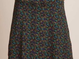 King Louie Border Skirt Elysee Black - La Vie en Rose Damesmode