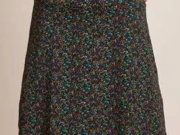 King Louie Border Skirt Elysee Black - La Vie en Rose Damesmode