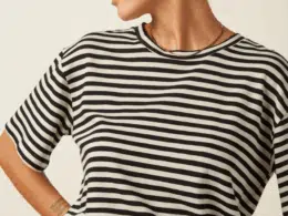 King Louie Boxy Top Chopito Stripe - La Vie en Rose Damesmode