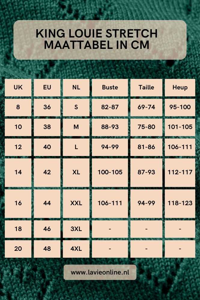 King Louie Cardi V Heart Ajour BCI Peacock Green - La Vie en Rose Damesmode