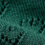 King Louie Cardi V Heart Ajour BCI Peacock Green - La Vie en Rose Damesmode