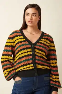 King Louie Cardi V Royal- La Vie en Rose Damesmode