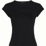 King Louie Cath Tee Halo Black - La Vie en Rose Damesmode