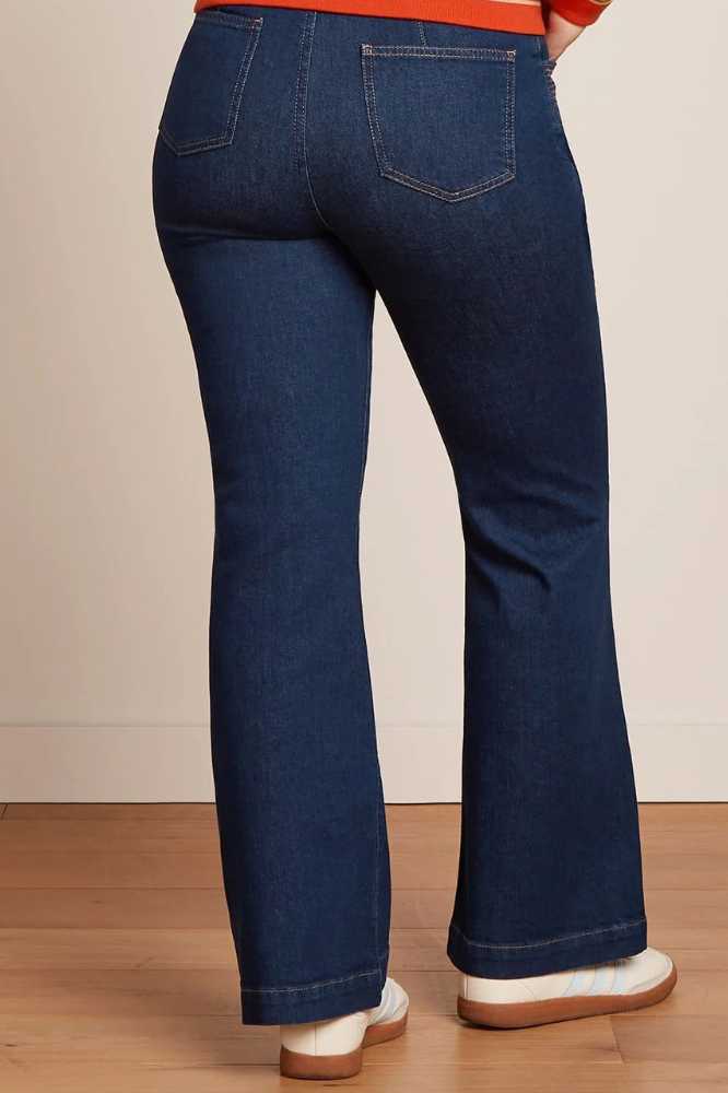 King Louie Chris Pants Onyx Denim Deep Blue - La Vie en Rose Damesmode