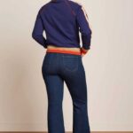 King Louie Chris Pants Onyx Denim Deep Blue - La Vie en Rose Damesmode