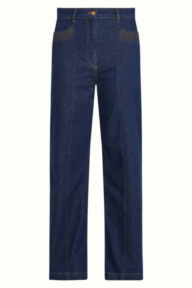 King Louie Chris Pants Onyx Denim Deep Blue - La Vie en Rose Damesmode