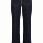 King Louie Chris Zip Pants Walker Denim GOTS Indigo Blue - La Vie en Rose Damesmode