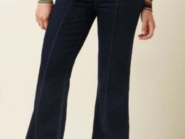King Louie Chris Zip Pants Walker Denim GOTS Indigo Blue - La Vie en Rose Damesmode