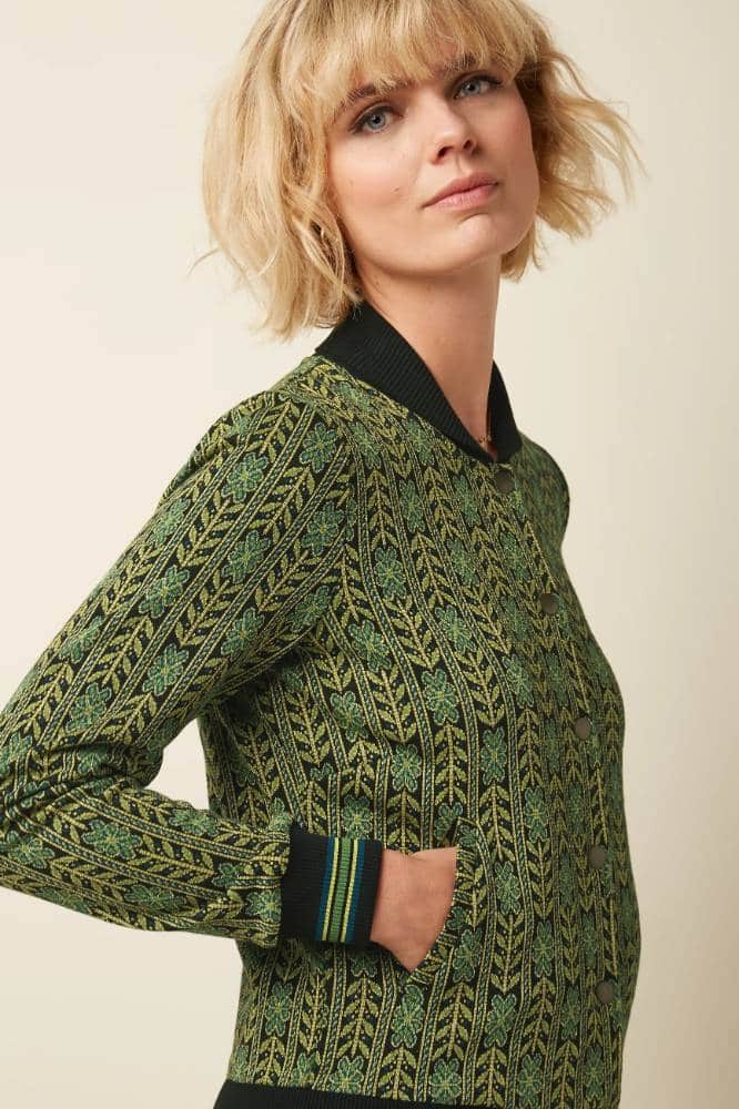 King Louie Cleo Jacket Dumas Spruced Green - La Vie en Rose Damesmode