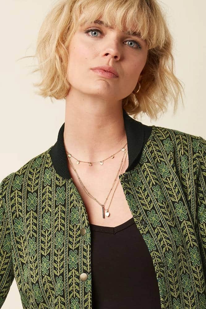 King Louie Cleo Jacket Dumas Spruced Green - La Vie en Rose Damesmode