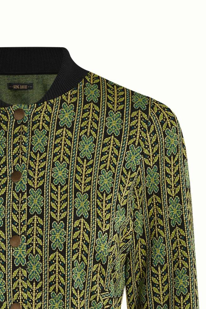 King Louie Cleo Jacket Dumas Spruced Green - La Vie en Rose Damesmode