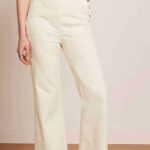 King Louie Debra Pants Retro Denim Ivory - La Vie en Rose Damesmode