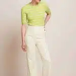 King Louie Debra Pants Retro Denim Ivory - La Vie en Rose Damesmode