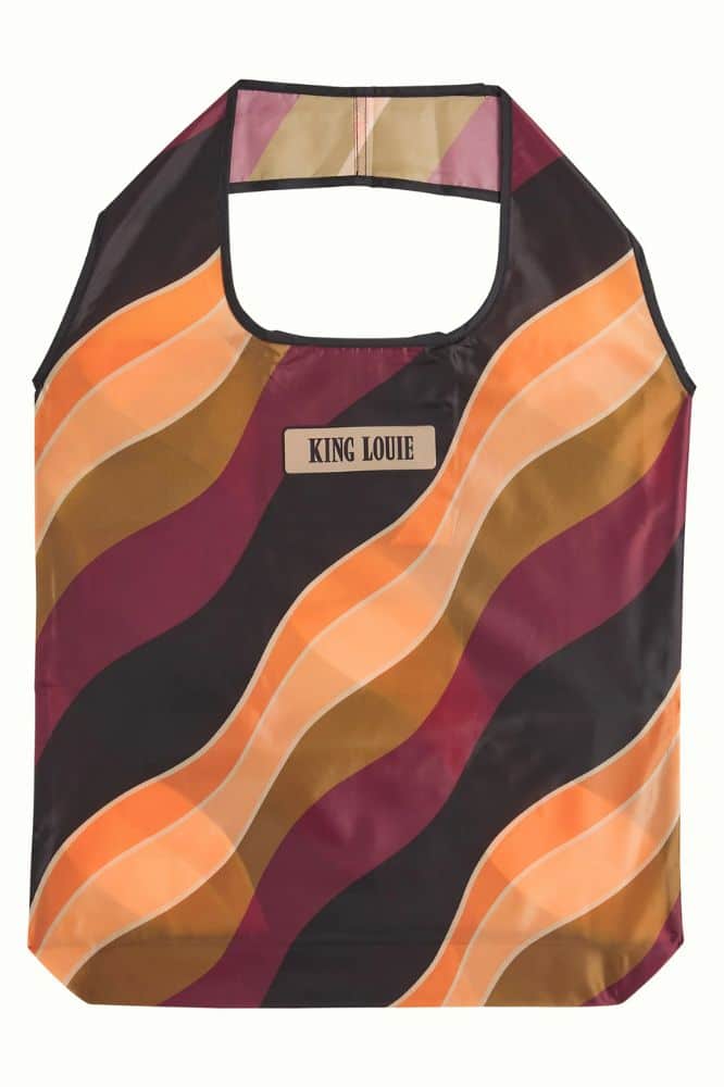 King Louie Eco Bag Razzle Black - La Vie en Rose Damesmode