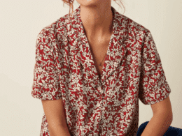 King Louie Elsie Blouse Paradis Chili Red