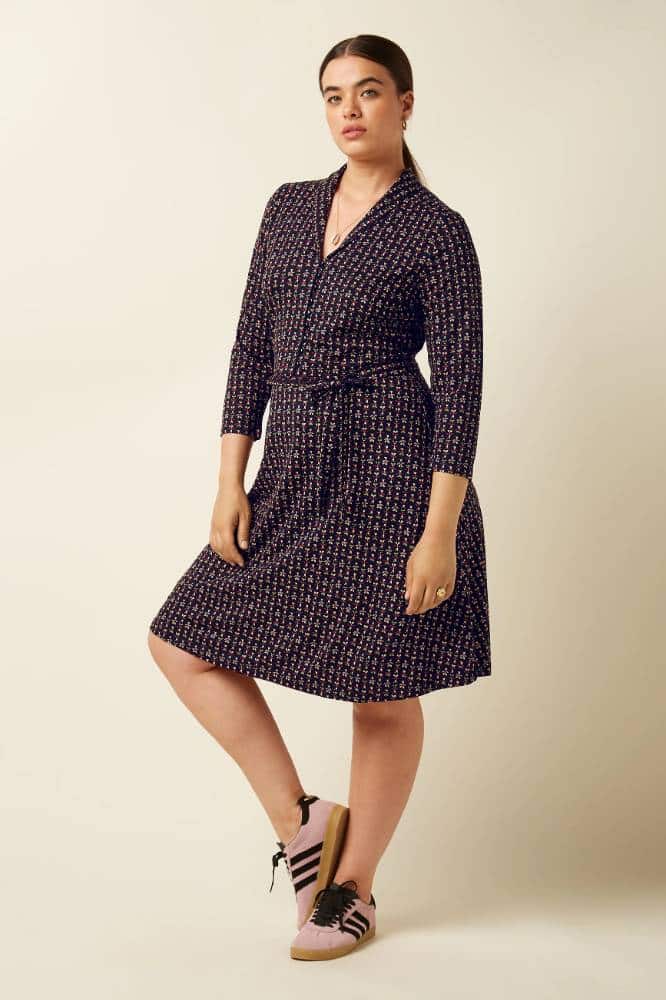 King Louie Emmy Dress Jangle Black - La Vie en Rose Damesmode (1)