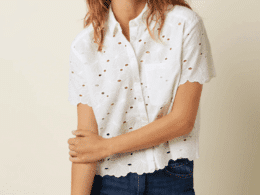 King Louie Evelina Blouse Brava BRoderie White