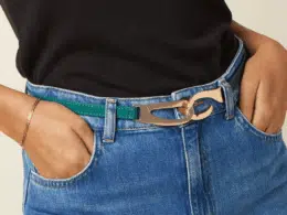 King Louie Fancy Belt Tree Green - La Vie en Rose Damesmode