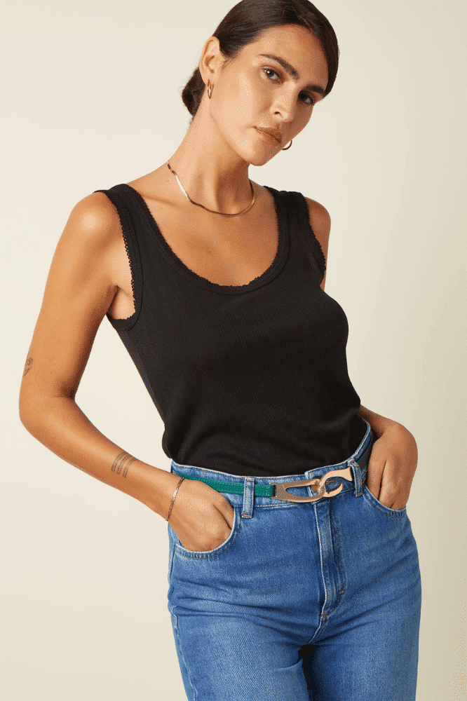 King Louie Fancy Belt Tree Green - La Vie en Rose Damesmode