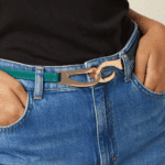 King Louie Fancy Belt Tree Green - La Vie en Rose Damesmode