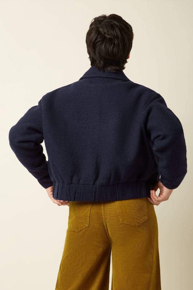 King Louie Fay Jacket Kennedy Evening Bue - La Vie en Rose Damesmode