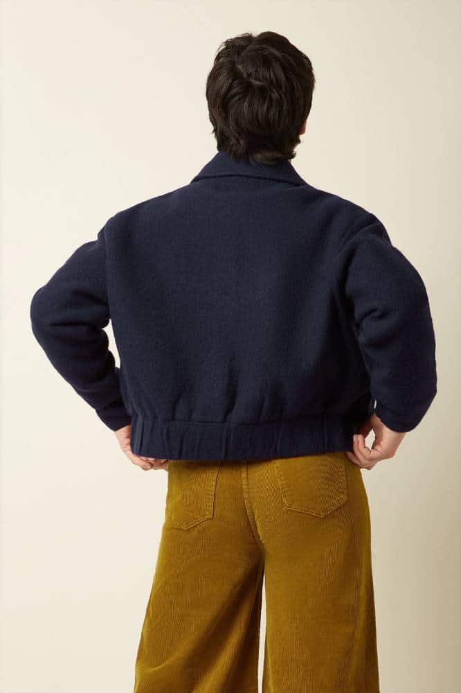 King Louie Fay Jacket Kennedy Evening Bue - La Vie en Rose Damesmode