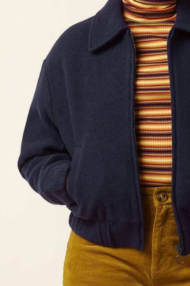 King Louie Fay Jacket Kennedy Evening Bue - La Vie en Rose Damesmode