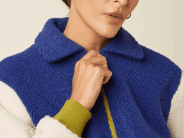 King Louie Fay Jacket Teddy Bluing - La Vie en Rose Damesmode