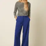 King Louie Federica Pants Marple Mazarine - La Vie en Rose Damesmode