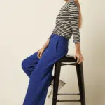 King Louie Federica Pants Marple Mazarine - La Vie en Rose Damesmode