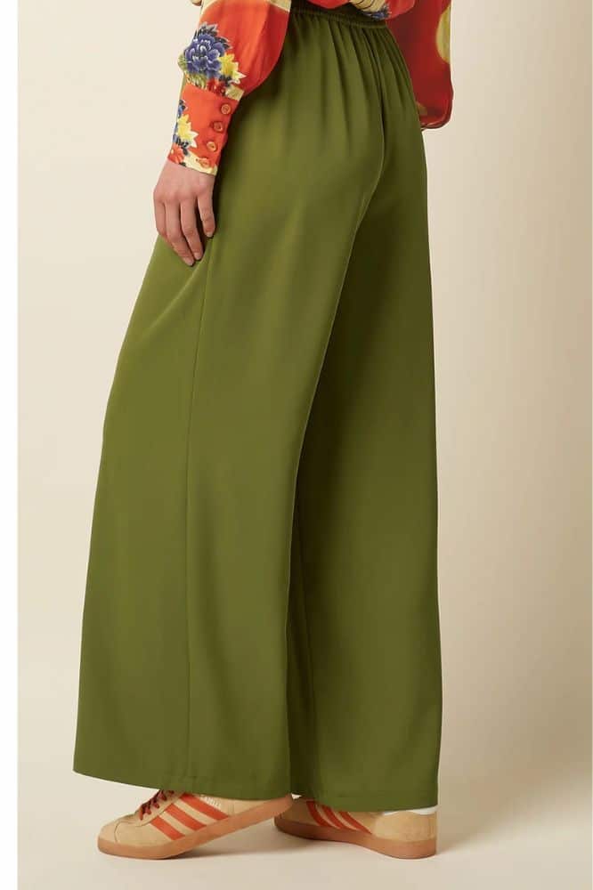 King Louie Irma Pants Fanna Woodbine Green - La Vie en Rose Damesmode (1)