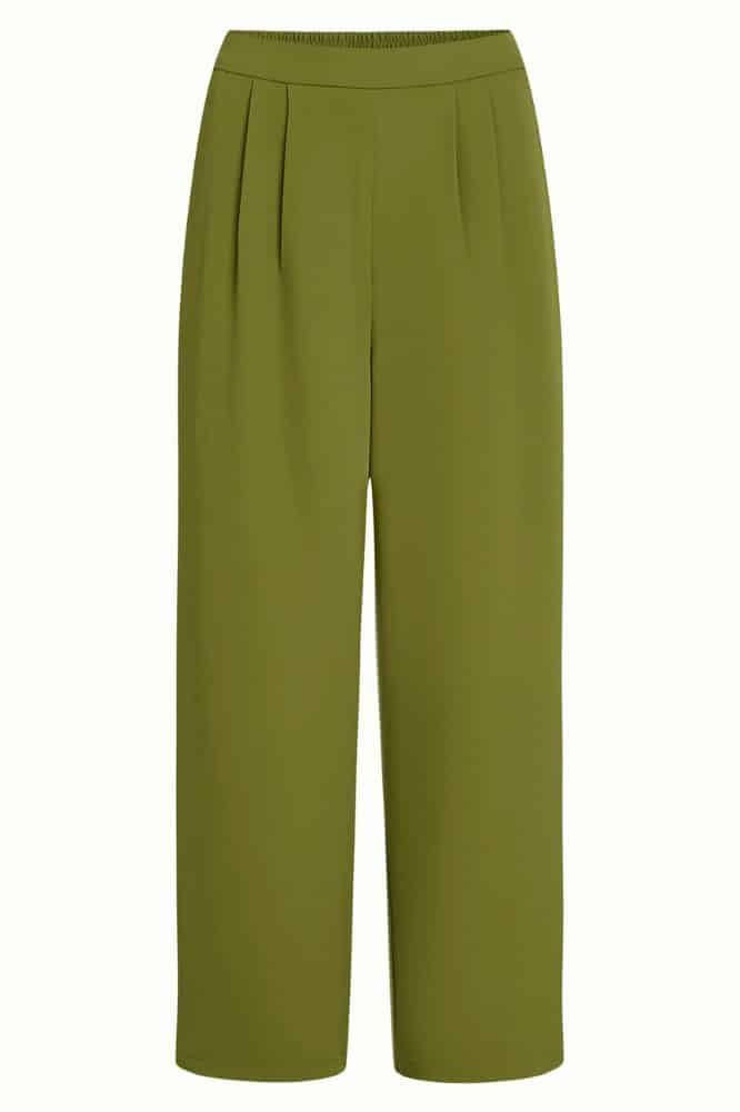 King Louie Irma Pants Fanna Woodbine Green - La Vie en Rose Damesmode (1)