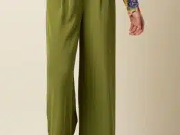 King Louie Irma Pants Fanna Woodbine Green - La Vie en Rose Damesmode (1)