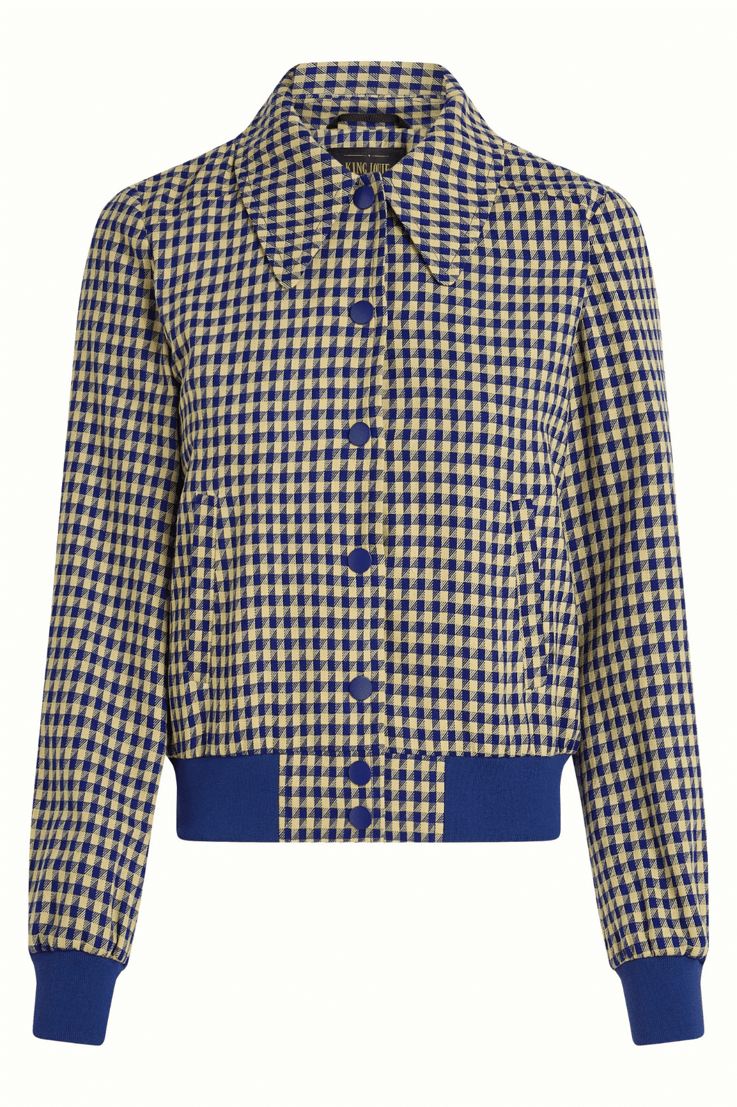 King Louie Isa Jacket Pretty Check - La Vie en Rose Damesmode