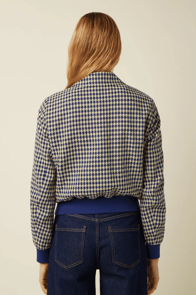 King Louie Isa Jacket Pretty Check - La Vie en Rose Damesmode