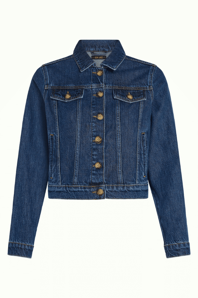 King Louie Janey Cropped Playa Denim - La Vie en Rose Damesmode